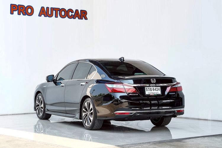 Honda Accord 2016 2.0 Hybrid Tech Sedan ไฮบริด ไม่ติดแก๊ส เกียร์อัตโนมัติ ดำ รูปที่ 4
