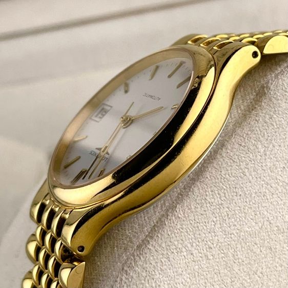 Longines La Grande Classique White Original Dial Automatic Date Gold Tone Stainless Swiss Made Ref.L5.634.2 รูปที่ 11