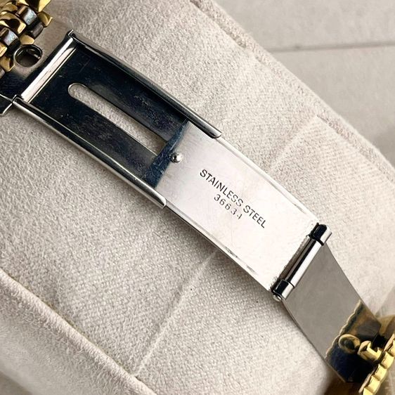 Longines La Grande Classique White Original Dial Automatic Date Gold Tone Stainless Swiss Made Ref.L5.634.2 รูปที่ 7