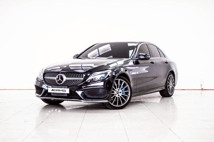 Mercedes-Benz C-Class 2018 C350e Sedan ปลั๊กอินไฮบริด (PHEV) ไม่ติดแก๊ส เกียร์อัตโนมัติ ดำ