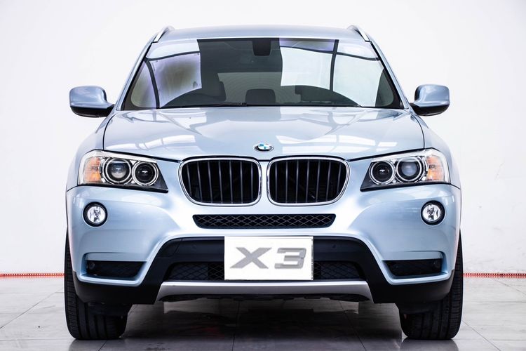 BMW X3 2014 2.0 xDrive20d Highline 4WD Utility-car ดีเซล ไม่ติดแก๊ส เกียร์อัตโนมัติ น้ำเงิน รูปที่ 4