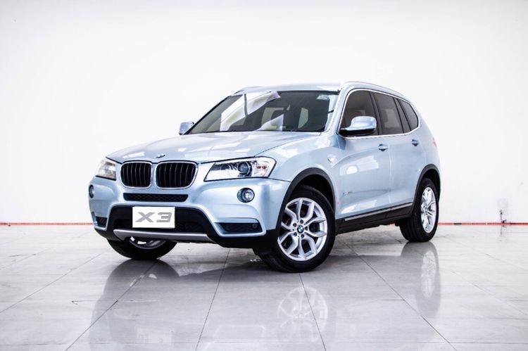 รถ BMW X3 2.0 xDrive20d Highline 4WD สี น้ำเงิน