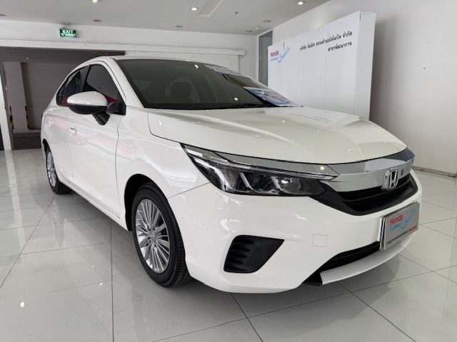 Honda City 2022 1.0 V Sedan เบนซิน ไม่ติดแก๊ส เกียร์อัตโนมัติ ขาว รูปที่ 3