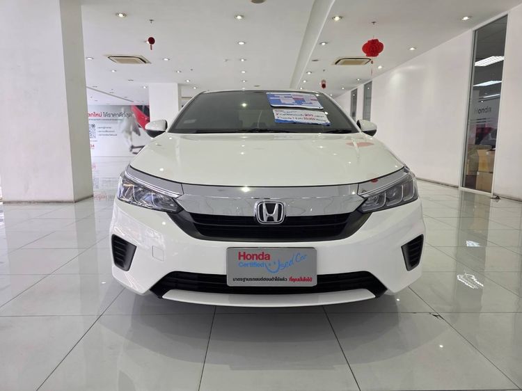 Honda City 2022 1.0 V Sedan เบนซิน ไม่ติดแก๊ส เกียร์อัตโนมัติ ขาว รูปที่ 2