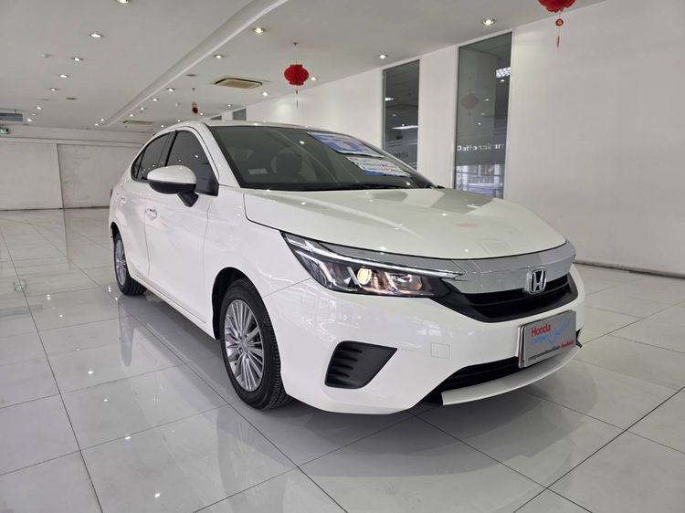 Honda City 2022 1.0 V Sedan เบนซิน ไม่ติดแก๊ส เกียร์อัตโนมัติ ขาว รูปที่ 3