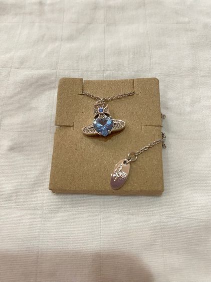 สร้อย New Vivienne Westwood Necklace blue diamond แท้💯 
