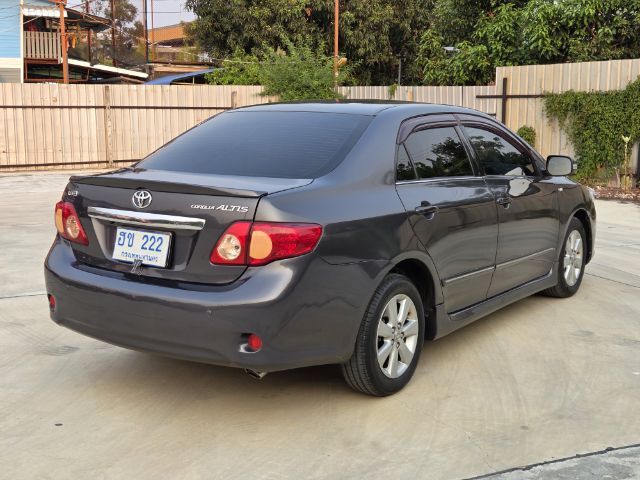 Toyota Altis 2009 1.6 G Sedan เบนซิน ไม่ติดแก๊ส เกียร์ธรรมดา เทา รูปที่ 4