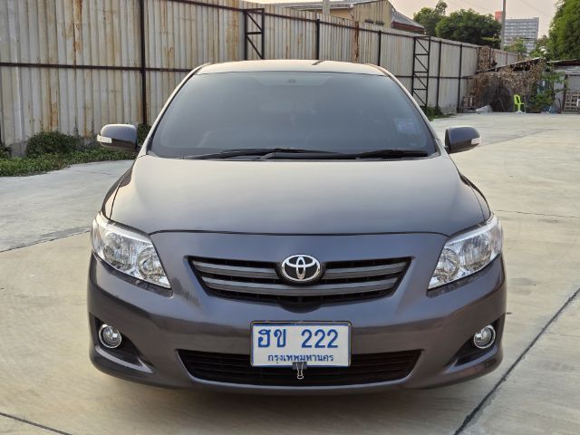Toyota Altis 2009 1.6 G Sedan เบนซิน ไม่ติดแก๊ส เกียร์ธรรมดา เทา รูปที่ 2