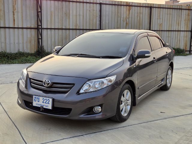 Toyota Altis 2009 1.6 G Sedan เบนซิน ไม่ติดแก๊ส เกียร์ธรรมดา เทา รูปที่ 3