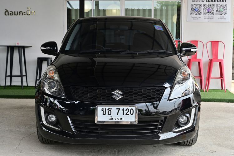 Suzuki Swift 2017 1.2 RX-II Sedan เบนซิน ไม่ติดแก๊ส เกียร์อัตโนมัติ ดำ รูปที่ 2