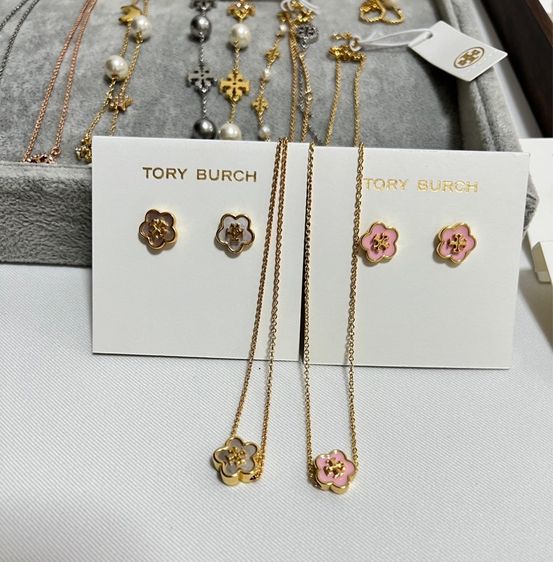 ต่างหู สร้อย Burch Kira Pearl Heart Pink แบรนด์แท้ รูปที่ 2