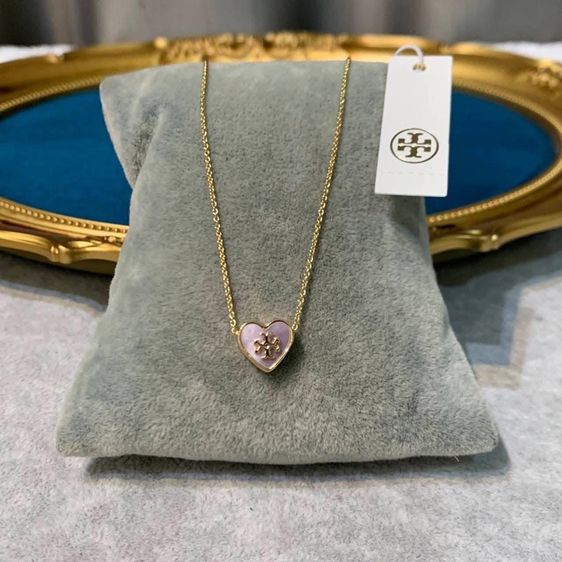 ต่างหู สร้อย Burch Kira Pearl Heart Pink แบรนด์แท้ รูปที่ 11