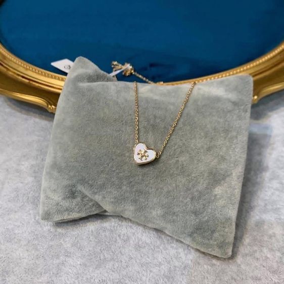 ต่างหู สร้อย Burch Kira Pearl Heart Pink แบรนด์แท้ รูปที่ 9