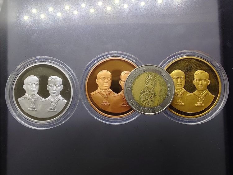 เหรียญที่ระลึกงานชุมนุมลูกเสือโลก ครั้งที่ 20 พ.ศ.2546 ชุดพิเศษ 3 เหรียญ ครบชุด รูปที่ 4