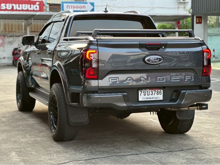 Ford Ranger 2022 2.0 Bi-Turbo 4WD Wildtrak Pickup ดีเซล ไม่ติดแก๊ส เกียร์อัตโนมัติ ดำ รูปที่ 3