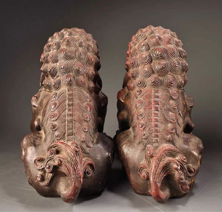 ✨รูปปั้นสิงห์คู่จีน (Chinese Guardian Lions)  รูปที่ 5