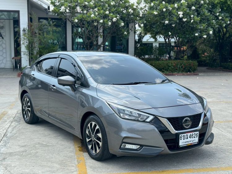 Nissan Almera 2020 1.0 VL Sedan เบนซิน ไม่ติดแก๊ส เกียร์อัตโนมัติ เทา รูปที่ 3