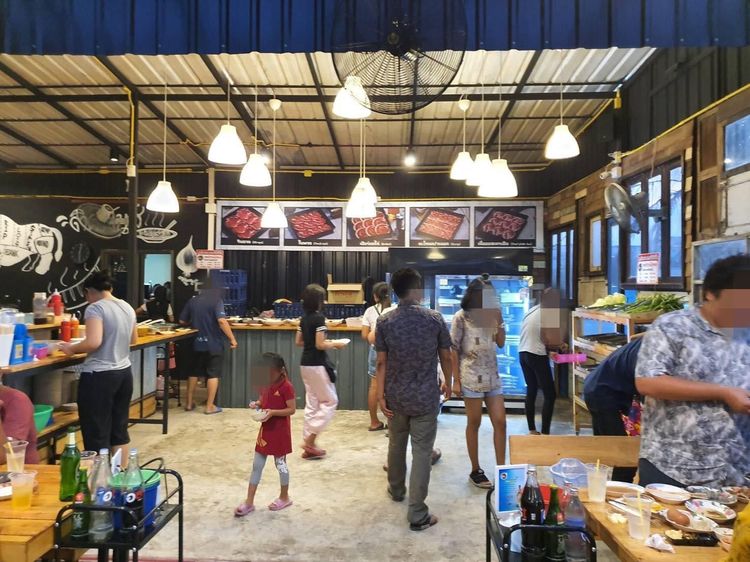 เซ้งด่วน โครงสร้างร้านหมูกระทะ ลาดกระบัง ใกล้ Airport link พื้นที่ 1 ไร่ รูปที่ 2