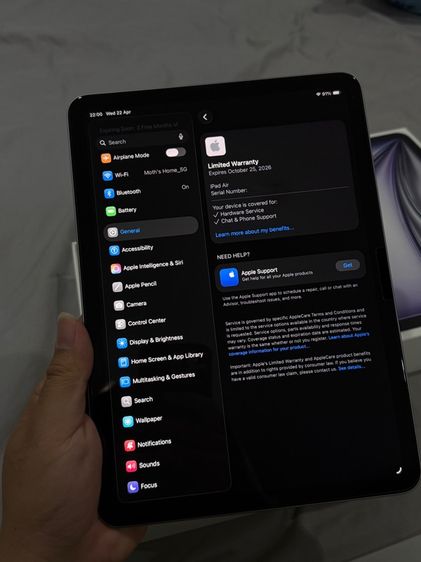 iPad Air M3 11” 128GB รอบชาร์จ 26 รูปที่ 8