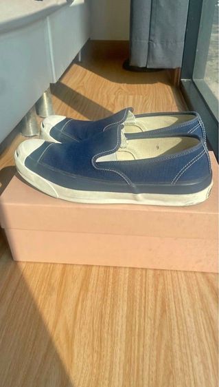 น้ำเงิน ผ้าใบ รองเท้าผ้าใบ UK 9 | EU 43 1/3 | US 10.5 converse jack slip on size9