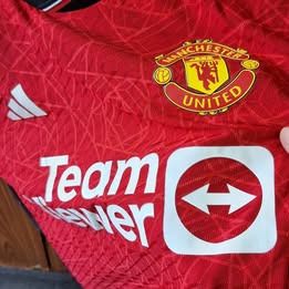 Manchester United 2023-2024 Authentic Jersey ชุดเพลยเยอร์ สภาพกริ๊บ ราคาดีจ้า ใส่แค่ 2 ครั้ง รูปที่ 4