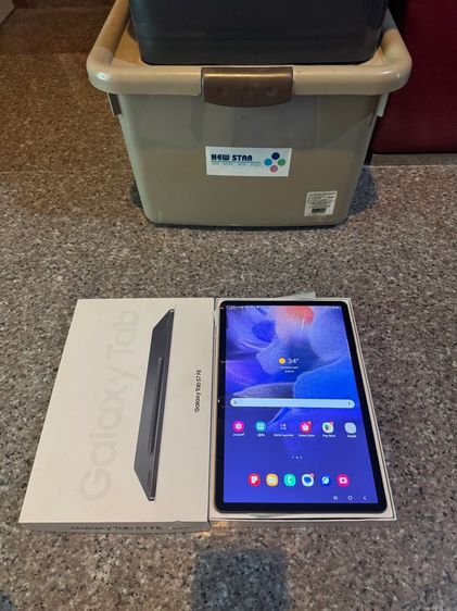 ขายSamsungTabS7FEสีดำ64กิ๊กLTEใส่ซิมได้ยกกล่องสวยๆใช้งานดีถูกๆ