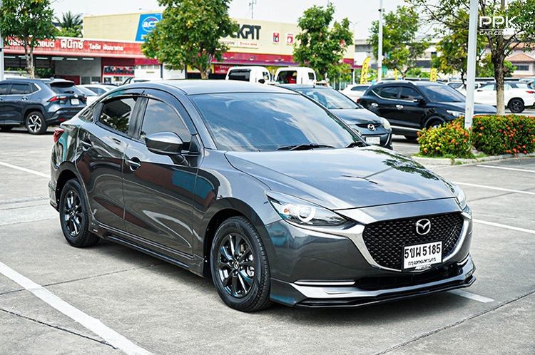 Mazda Mazda 2 2021 1.3 Skyactiv-G S Sedan Sedan เบนซิน ไม่ติดแก๊ส เกียร์อัตโนมัติ เทา รูปที่ 3