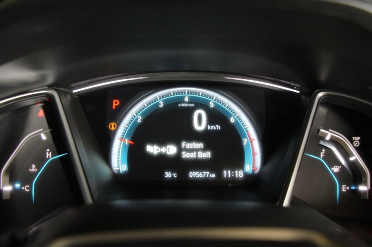 Honda Civic 2017 1.8 EL i-VTEC Sedan เบนซิน ไม่ติดแก๊ส เกียร์อัตโนมัติ น้ำเงิน รูปที่ 4