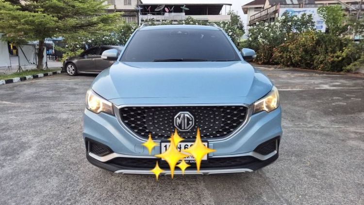 MG ZS 2019 EV Van ไฟฟ้า ไม่ติดแก๊ส เกียร์อัตโนมัติ ฟ้า รูปที่ 4