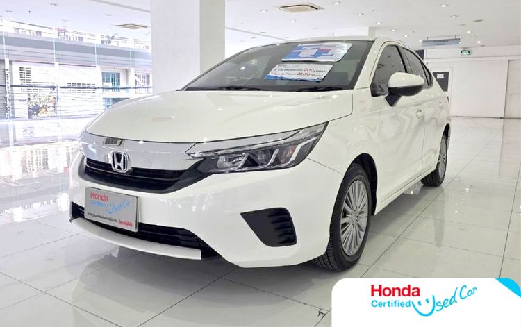 Honda City 2022 1.0 V Sedan เบนซิน ไม่ติดแก๊ส เกียร์อัตโนมัติ ขาว