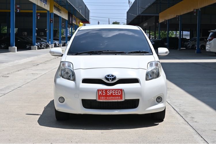 Toyota Yaris 2013 1.5 G Sedan เบนซิน ไม่ติดแก๊ส เกียร์อัตโนมัติ ขาว รูปที่ 2