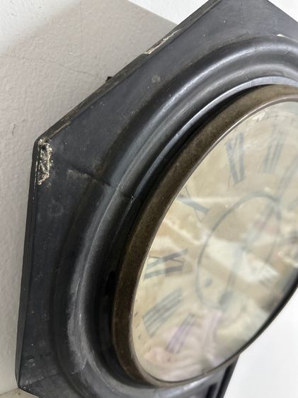 นาฬิกาแขวนโบราณ Ansonia USA เครื่องกลแท้ ทรงแปดเหลี่ยม  รูปที่ 5