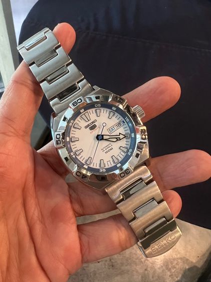 seiko  snow new5 สายเหล็ก พร้อมสายหนัง