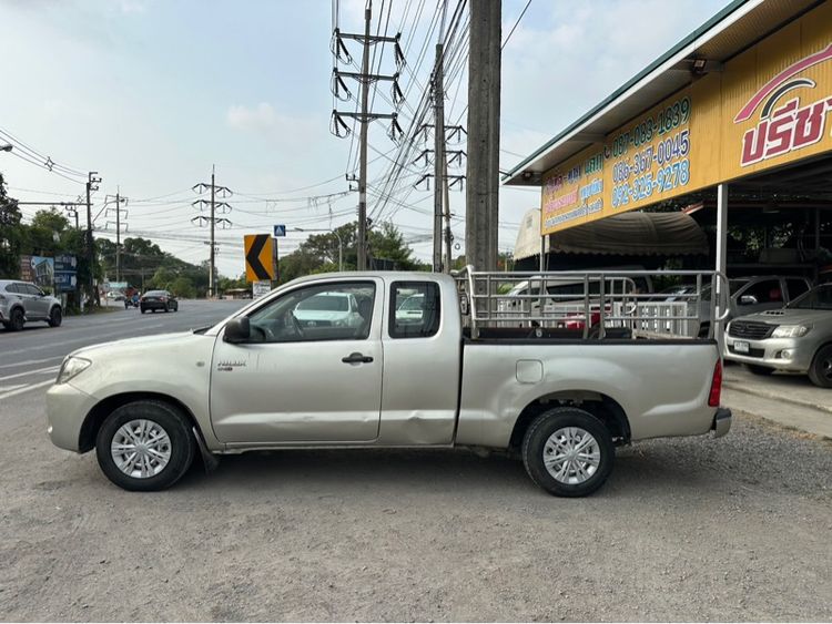 Toyota Hilux Vigo 2009 2.5 J Pickup ดีเซล ไม่ติดแก๊ส เกียร์ธรรมดา เทา รูปที่ 4