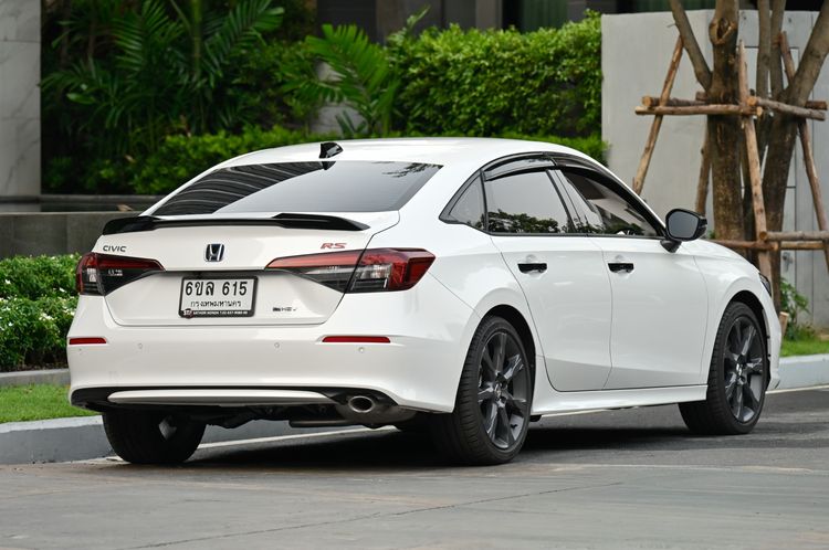Honda Civic 2025 2.0 eHEV RS Sedan ไฮบริด ไม่ติดแก๊ส เกียร์อัตโนมัติ ขาว รูปที่ 4