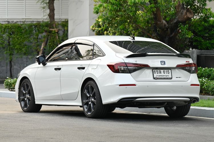Honda Civic 2025 2.0 eHEV RS Sedan ไฮบริด ไม่ติดแก๊ส เกียร์อัตโนมัติ ขาว รูปที่ 3