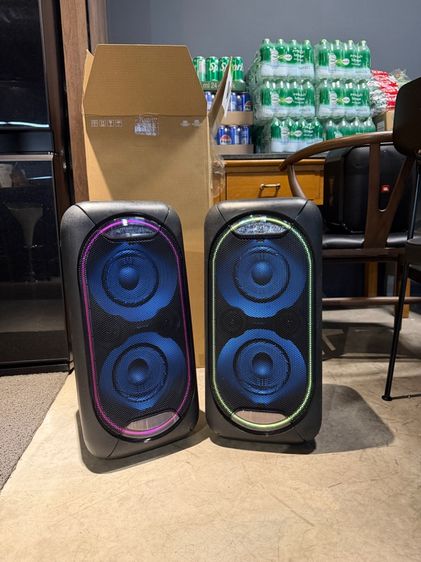 ลำโพง Sony GTK-XB60 สีดำ (แพ็คคู่ 2 ตัว) สายปาร์ตี้เบสแน่นๆ