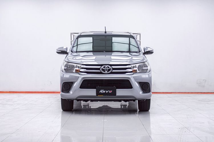 Toyota Hilux Revo 2016 2.8 J 4WD Pickup ดีเซล ไม่ติดแก๊ส เกียร์ธรรมดา เทา รูปที่ 4