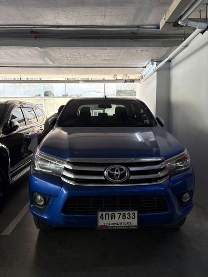 Toyota Hilux Revo 2015 2.8 Prerunner G Pickup ดีเซล เกียร์ธรรมดา น้ำเงิน รูปที่ 2