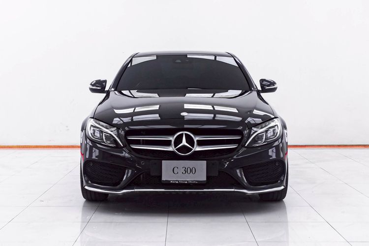 Mercedes-Benz C-Class 2016 C300 Sedan Hybrid (Diesel) ไม่ติดแก๊ส เกียร์อัตโนมัติ ดำ รูปที่ 4