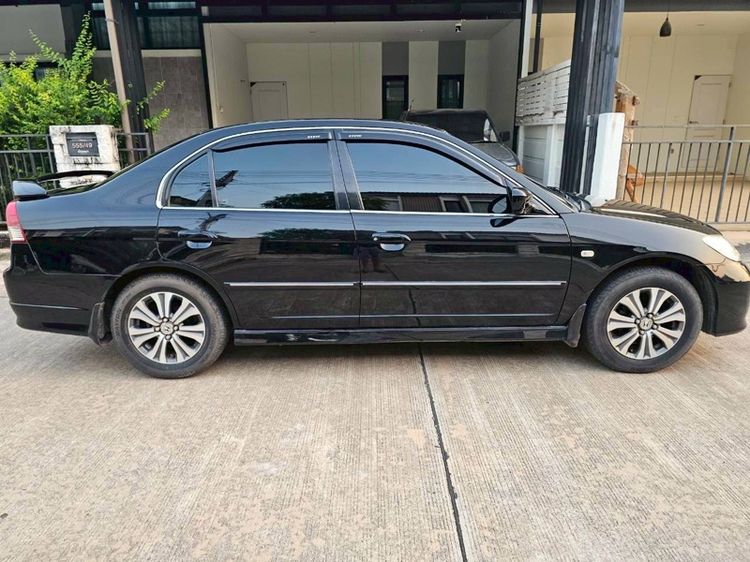 Honda Civic 2005 1.8 E i-VTEC Sedan เบนซิน ไม่ติดแก๊ส เกียร์ธรรมดา ดำ รูปที่ 4