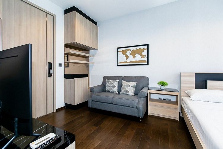 ไม่อนุญาต คอนโด เดอะ ไลน์ ราชเทวี ใกล้ BTS ราชเทวี ห้อง 29 ตารางเมตร 1 ห้องครัว ชั้น15 ห้องสวย ตกแต่งครบตามรูป รูปที่ 2