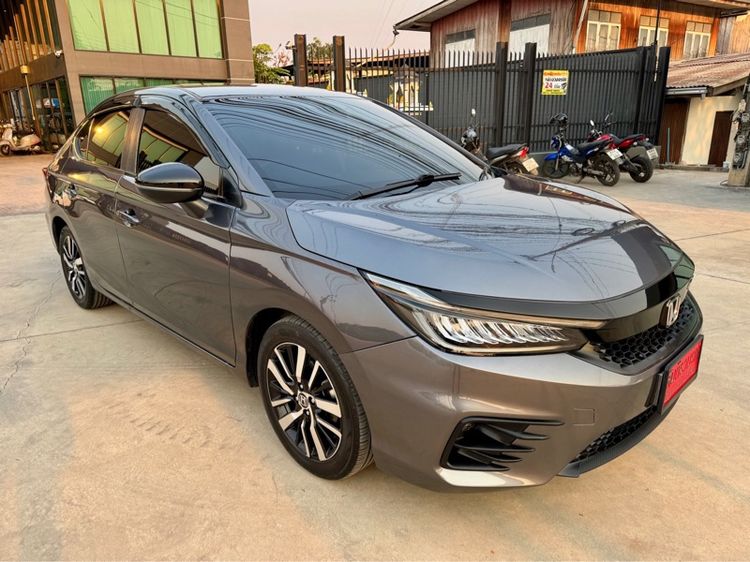 Honda City 2021 1.0 RS Sedan เบนซิน ไม่ติดแก๊ส เกียร์อัตโนมัติ เทา รูปที่ 2