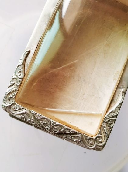 ตลับเงินแท้ (มือสอง) งานมือ สั่งทำ สำหรับใส่หลวงปู่ทวดพิมพ์กลักไม้ขีด  รูปที่ 9