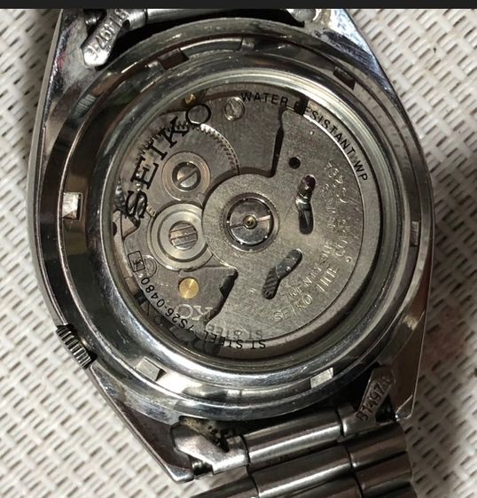 นาฬิกา Seiko 5 7S26 หลังเปลือย หน้าลายผ้า รูปที่ 11