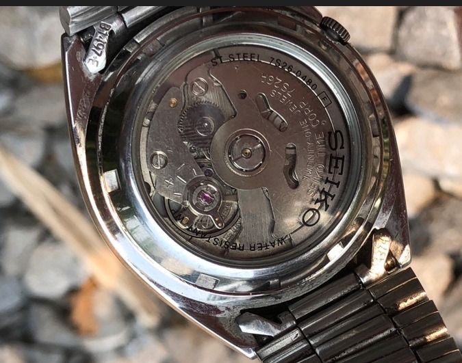 นาฬิกา Seiko 5 7S26 หลังเปลือย หน้าลายผ้า รูปที่ 17