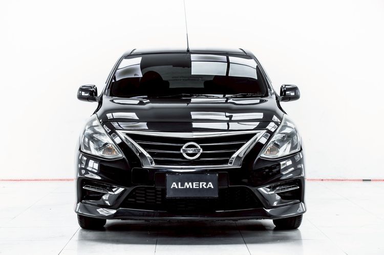 Nissan Almera 2016 1.2 E Sportech Sedan เบนซิน ไม่ติดแก๊ส เกียร์อัตโนมัติ ดำ รูปที่ 4