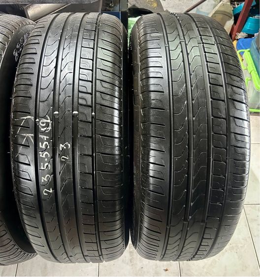 ยางพีรารี่ 235 55 19 มือสอง รันแฟต รูปที่ 2