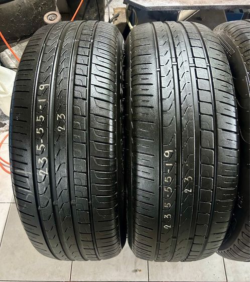 ยางพีรารี่ 235 55 19 มือสอง รันแฟต รูปที่ 3