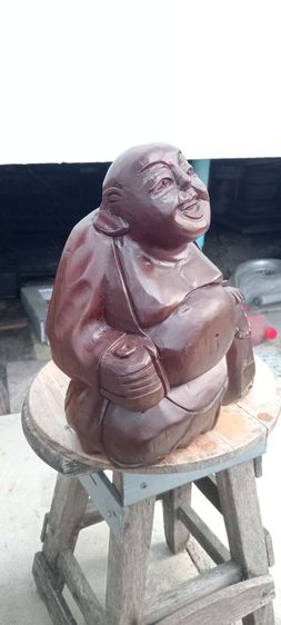 พระสังกัจจายน์ไม้แกะสลัก งานเก่าไม้ดี รูปที่ 2